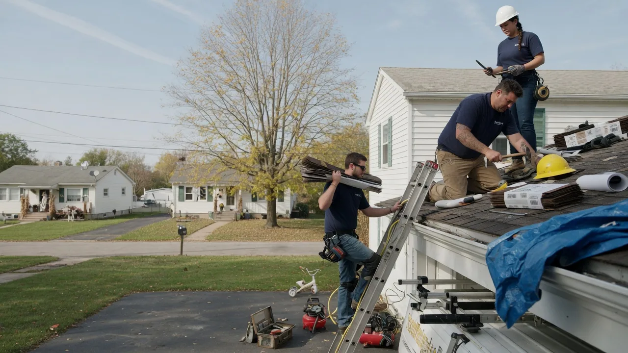 Local Roofing Contractors in Godfrey, IL near me